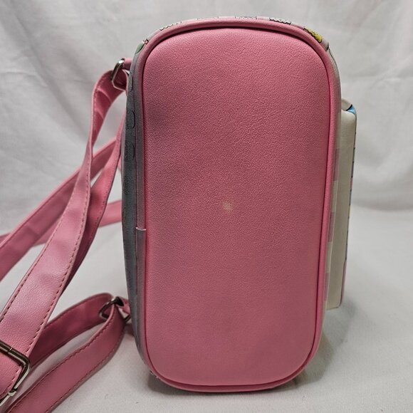 Sanrio Loungefly Hello Kitty Pink Kawaii Sweet Shop Macaroon Mini Backpack AOP - Picture 10 of 16